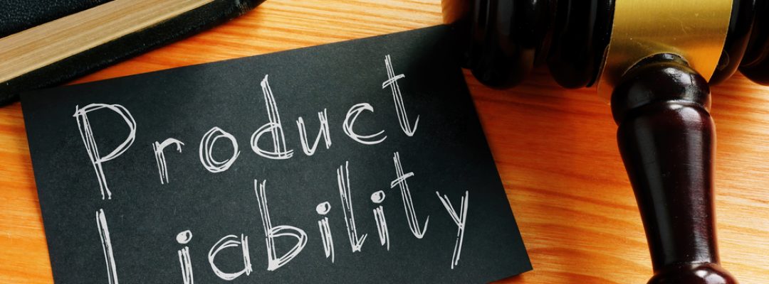 Product Liability is shown on the photo using the text Product Liability is shown on a photo using the text